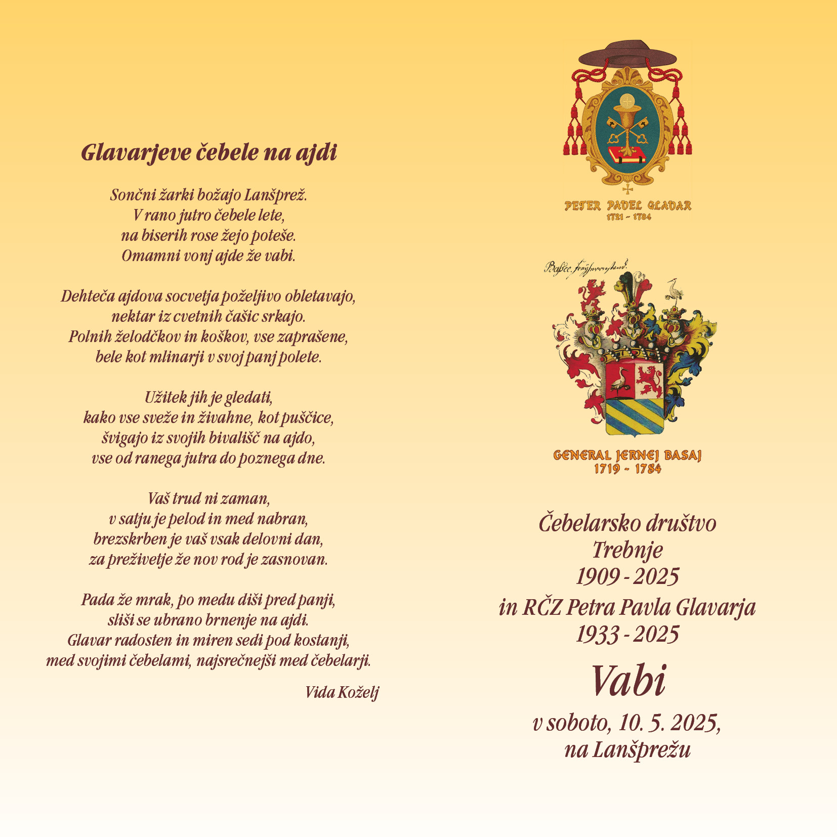 Vabila Peter Pavel Glavar April 2025